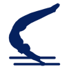 male gymnast on bars